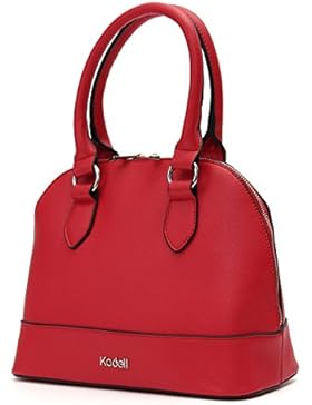 Kadell Frauen Top Handle Vintage Style Handtasche Umhängetasche Geldbörse Satchel