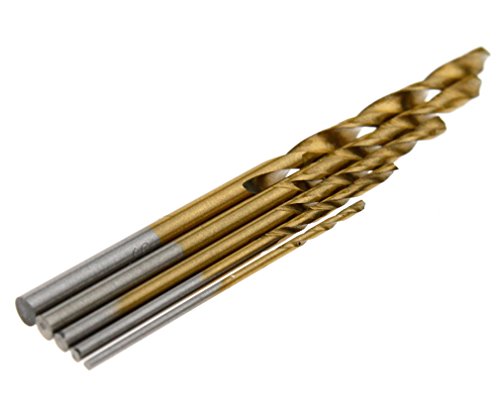 50Stk. Bohrer Set Titanium HSS Metallbohrer Spiralbohrer 1mm 1.5mm 2mm 2.5mm 3mm - 2
