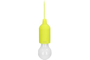 ADVITI Virone LA-5/T Lampe Ampoule a Suspendre LED Veilleuse à piles 1W, 3 x AAA (citron vert)