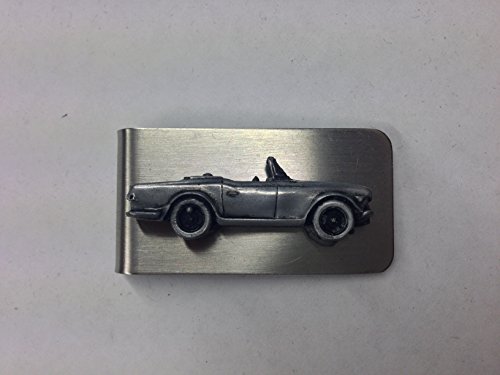 Preisvergleich Produktbild Geldscheinklammer, Motiv Triumph TR6 (Zinneffekt, Auto-Emblem auf atemberaubender Geldscheinklammer)