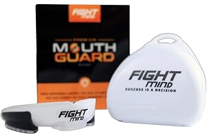 ‎FIGHT MIND SUCCESS IS A DECISION Fight Mind Premium Mundschutz - BPA-freier Zahnschutz für Kampfsport, MMA, Krav MAGA, Hockey, Football - Mit E-Book - In praktischer Box