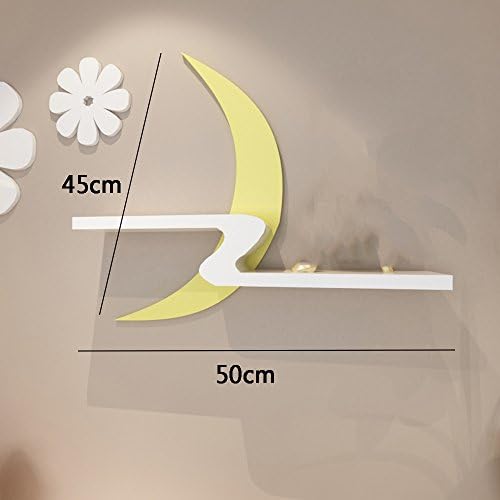 XIA Bookshelf Not Hanging Yellow And White Blue And White Koshiro Wood Frame Shelf ( Color : 3 )