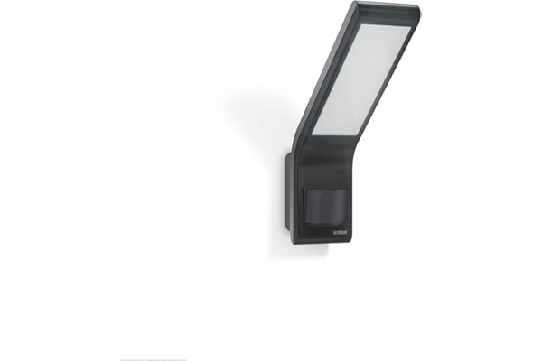 Steinel Projecteur LED XLED Slim S anthracite, détecteur de mouvement 160°, 7,2 W, 3000 K blanc chaud