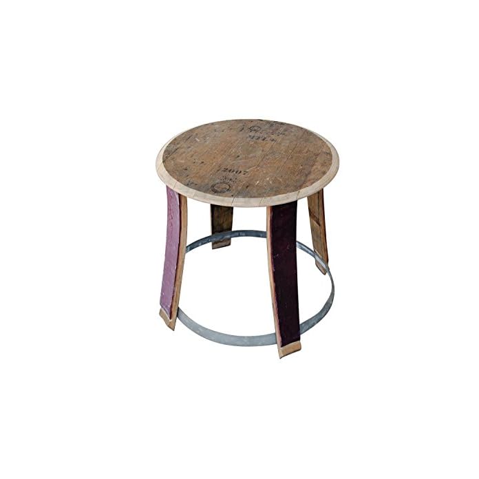 Beistelltisch Wohnzimmertisch Kleiner Tisch Aus Weinfass Hhe Ca 57cm Durchmesser Oben Ca 55cm