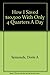 Produktbild How I Saved $10,500 With Only 4 Quarters A Day [Paperback] by Symonds, Doris A