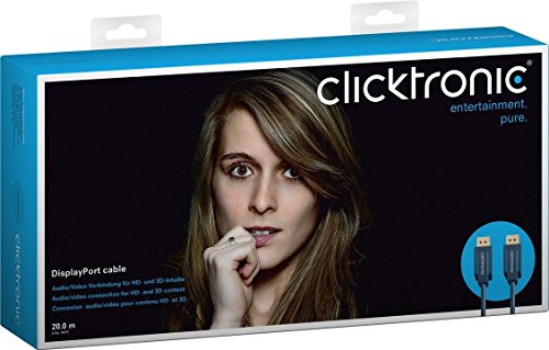 Clicktronic Casual DisplayPort-Kabel (Audio/Video Verbindung für HD- und 3D-Inhalte, 20m) - 5