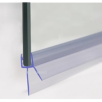 shower door seal glass gap mm bath screen 6mm hnnhome