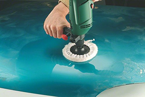 Bosch DIY Lammwollhaube (für Bohrmaschinen verschiedene Materialien, Ø 125 mm, gespannt) - 4