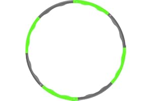 TNP ACCESSORIES TnP Weighted Hula Hoops for Adults Exercise at Home Fitness Equipment and Gym Accessories for Weight Loss Padded Wavy Hula Hoops for Weight Loss and Core Strength 95CM 1.2Kg