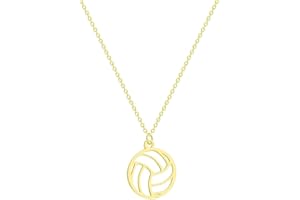 NHPY 1 Articolo Collana pallavolo Ciondolo pallavolo Collana cava da pallavolo in acciaio inox Love Basketball collana minimalista gioielli sportivi catena clavicola regali