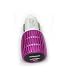 Produktbild jEZmiSy, Kfz-Ladegerät, 3.1A, dualer USB-Port, Universal, Mini-Adapter, für iPhone, Samsung Galaxy - Rose Red