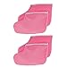 Segolike 2 Pairs Pink Cloth Insulated Booties Foot Protection Gloves for Paraffin Wax Heat Therapy Treatments RS.495.00