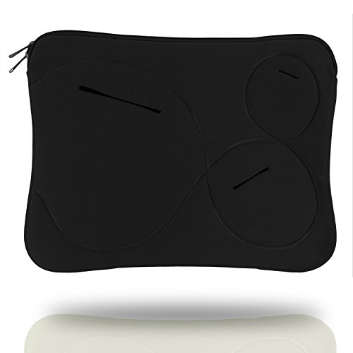 Neopren Laptop Notebook Hülle Laptop Tasche Sleeve Farbauswahl Case 15,4″/17″ Zoll Schwarz - 4
