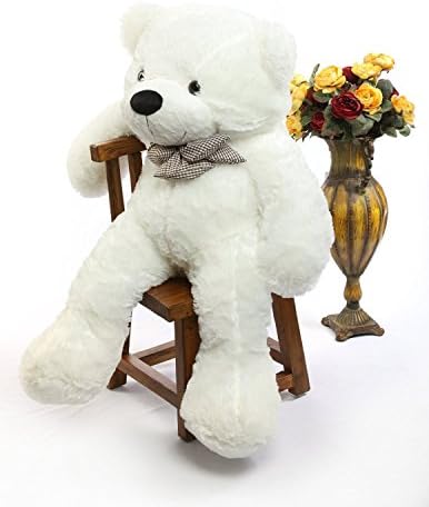 CICINeeo Giant Cuddly Stuffed Animals Dolls Plush Teddy Bear, Excellent Christmas New Year Presents For Baby Friends, White 40’’