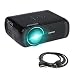 Produktbild Crenova XPE460 Beamer 1200 Lumens 800*480 Auflösung Augenschutz inklusive HDMI Kabel - Schwarz