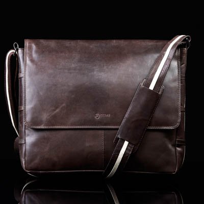 BACCINI Messenger bag ROBERTO – Umhängetasche groß fit für 14″, iPad mit Extra-Abtrennung- Laptoptasche – echt Leder - 2