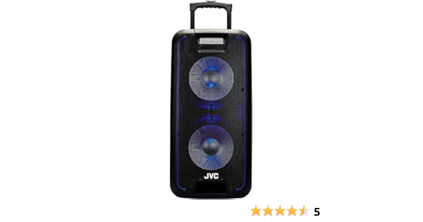 jvc mc210 80 w bluetooth party speaker