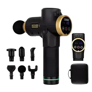 Kitchen House Percussion Massage Gun | Portable Body Massager for Pain Relief | Massage Machine | Back & Leg Massager (Enigma)