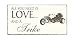 Produktbild « All you need is Love and a TRIKE » SCHILD Dekoschild - Shaby Vintage
