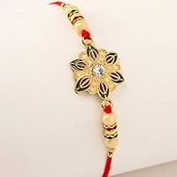 Ferns N Petals Designer Meenakari Rakhi With Roli & Chawal (M46)