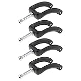4 Pieces Wheel Parts - Wheelchair Front Gear Caster Fork Replacements - Universal Fit for 8 inch Castor Tire - Sturdy