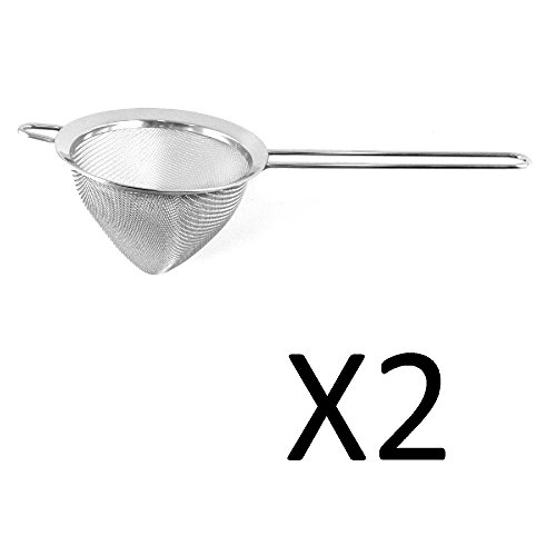 RSVP 5" Conical Strainer Mesh Stainless Steel Useful Tool Kitchen STR-47 (2Pack)