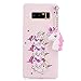Produktbild LuckyW Samsung Galaxy Note 8 Hülle Silikon, 3D Carton Einhorn Handyhülle für Samsung Galaxy Note 8 Soft Silikon Tasche Transparent Clear Klar Durchsichtig Dünne Schutzhülle - Rosa 1