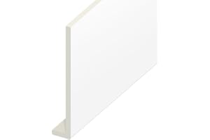 Fascia Boards 9mm 5M Length UPVC Eurocell Capping Boards White Various Sizes Options (300mm Capping Board)