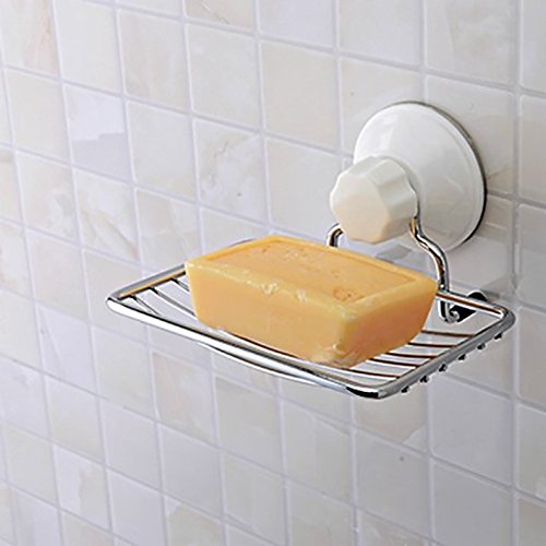 Wandmontage Seifenhalter Seifenhalterung aus Edelstahl für Badezimmer Dusche Küche - 2