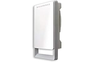 TEC HIT Aurora EU1TOUCHB Soffiatore asciugatrice per asciugamani, con rilevatore di presenza, 1800 W, Bianco