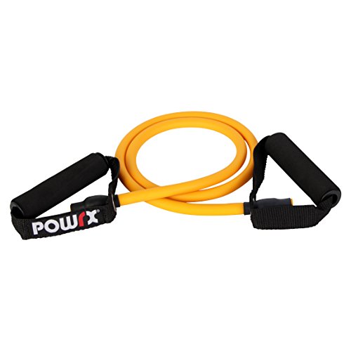 Fitness/Toning Tube Profi für Gymnastik Yoga Pilates mit Türanker in versch. Stärken Expander Professional Body Résistance Band/Seil - 7