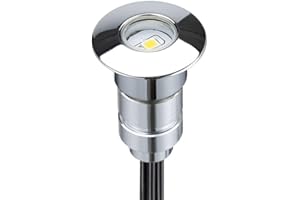 LECLUBLED Mini Faretto Led Da Incasso Rotondo 0,3 W 12 V Blanc Chaud (2700k)