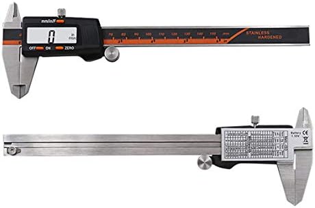 fghdfdhfdgjhh 0-150mm 6 Inch LCD Digital Vernier Caliper Gauge Micrometer Stainless Steel Caliper Ruler Measuring Tool