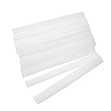Homgaty 15pcs White Make Up Cosmetic Brush Pen Guards Sheath Fits Most Mesh Protectors