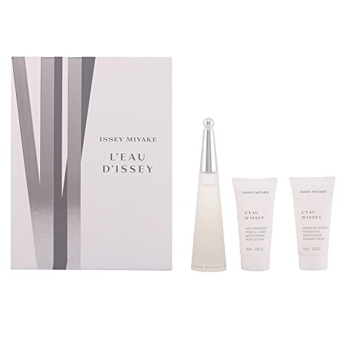 L'Eau D'Issey by Issey Miyake Eau de Toilette 50ml, Shower Gel 50ml & Body Lotion 50ml