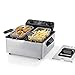 Produktbild [neu.haus] Doppelfritteuse aus Edehlstahl - 6 Liter - Fritöse Fritteuse Frittiertopf Frittierkorb 2000W