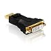 Produktbild PureInstall PI160 DisplayPort/DVI Adapter (DisplayPort Stecker konvertiert auf DVI-D (24+5) Buchse), zertifziert, schwarz