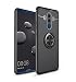 Produktbild Homikon Hülle TPU Silikon Hülle Mit Magnetischer 360 °Verdrehbare Ring Weiche Handyhülle Ultra dünne Legierung Anti-Scratch Schutzhülle Case Cover Tasche für Huawei Mate 10 Pro - Schwarz