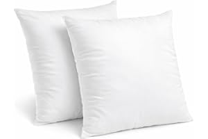 Bleu Câlin Set med 2 vita volymkuddar, 60 x 60 cm, ODTI