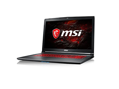MSI GV72 17 3 inch FHD Gaming Laptop  Core i7-7700HQ  8GB RAM  1TB HDD  GTX 1050 Graphics  Windows 10 Home  7RD-833UK - Black