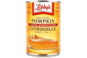AZALA Libby's 100% Pure Pumpkin, Calabaza Pura en Lata para Postres, Recetas Saladas, Pasteles y Más - Sin Conservantes, Gluten-Free, Rica en Fibra y Vitamina A, 822g 29oz