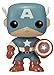Produktbild FunKo Pop Marvel: Captain America Sepia Ton 75. Jahrestag Amazon Exklusiv Action Figur