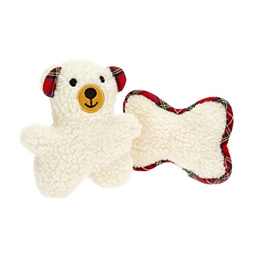 Classic-Pet-Products-Classic-Pet-Products-Fluffy-Tartan-and-Bone-Twin-Pack-13cm