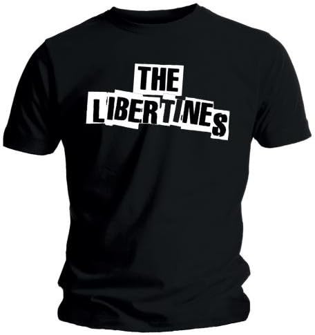 The Libertines Men's Logo Short Sleeve T-Shirt, Black, Small