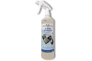 PandaCleaner Limpiador de bicicletas eléctricas de 1000 ml, protege y cuida los contactos de los neumáticos de los neumáticos, botella de spray concentrado prémium