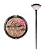 Technic Get Gorgeous Bronze Highlighting Powder 12g + LyDia® Small Black/White Fan Cheek/Blending/Contour/Highlighter/Bronzer/Dust Makeup Brush ...