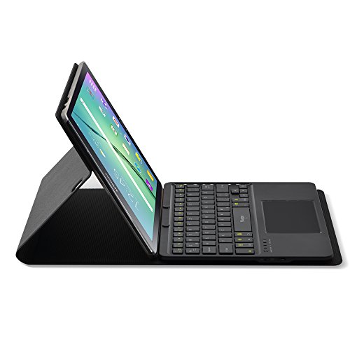 Sharon Galaxy Tab S2 9.7 Schutztasche mit herausnehmbarer Tastatur und integriertem Multitouch-Touchpad | Deutsches QWERTZ- Layout - 6