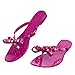 Produktbild Lamdoo Sommer Flach Stift Jelly Flip Flop Clinch Bolt Schleife Kristall String Sandale Frauen Rose Rot 40, Plastik, Rosarot, 39