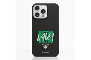 PHONECASES3D - Funda Móvil Compatible con Apple iPhone 13 Pro Oficial de Betis FC Compostable A Base de Plantas Black
