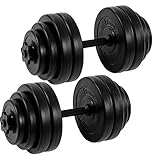 MOVIT Kurzhantelset bestehend aus 2 Kurzhanteln, inkl. Sternverschlüssen Kurzhantel Gewichte Hantel Hanteln